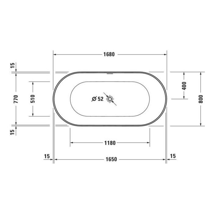 Duravit DuraKanto Freestanding Bath