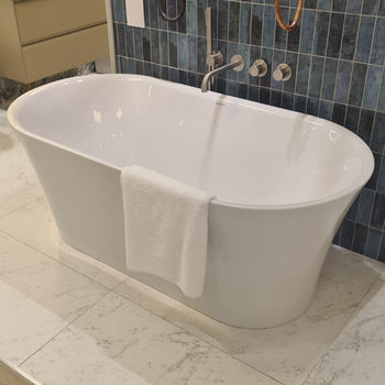 Ex-Display Duravit DuraSenja Freestanding Acrylic Bath 1500 x 750mm