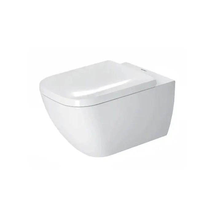 Duravit Happy D.2 Wall Hung Toilet & Soft Close Seat - 