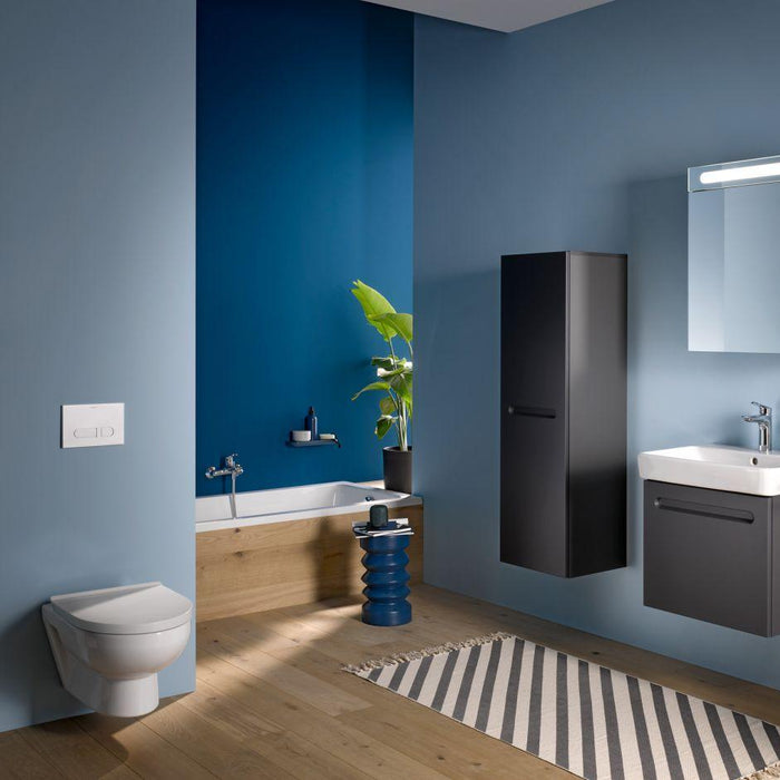 Duravit No.1 Rimless Wall Hung Toilet & Soft Close Seat