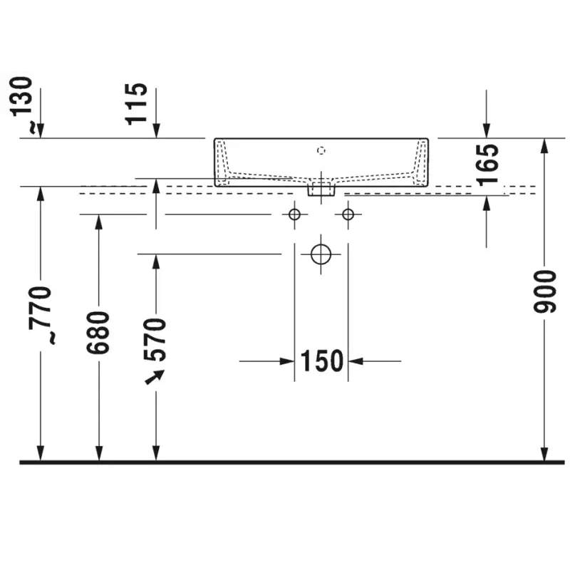 Duravit Vero Air Above Counter Basin 600mm