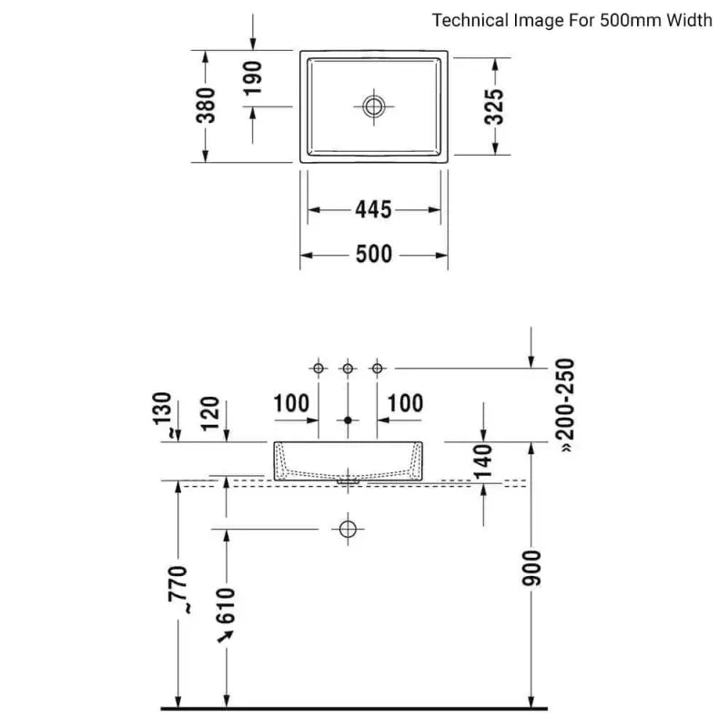 Duravit Vero Air Basin 500mm - Basins