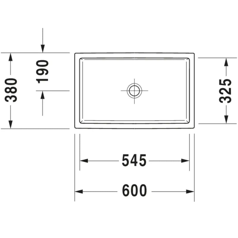 Duravit Vero Air Basin 600mm