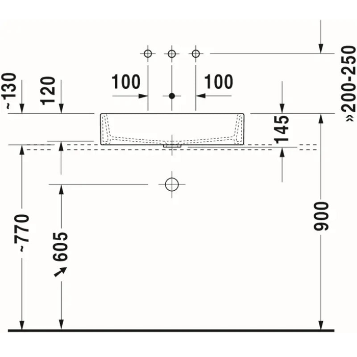 Duravit Vero Air Basin 600mm - Countertop Basins