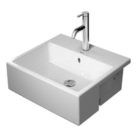 Duravit Vero Air Semi - recessed Basin 550mm 1 Tap Hole