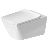 Duravit Viu Rimless Wall Hung Toilet & Soft Close Seat - 
