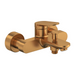 Duravit Wave Wall Mounted Bath Mixer Tap - Brushed Bronze