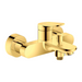 Duravit Wave Wall Mounted Bath Mixer Tap - Polished Gold