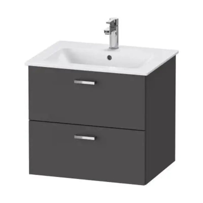 Duravit XBase Vanity Unit with Two Drawers & ME by Starck