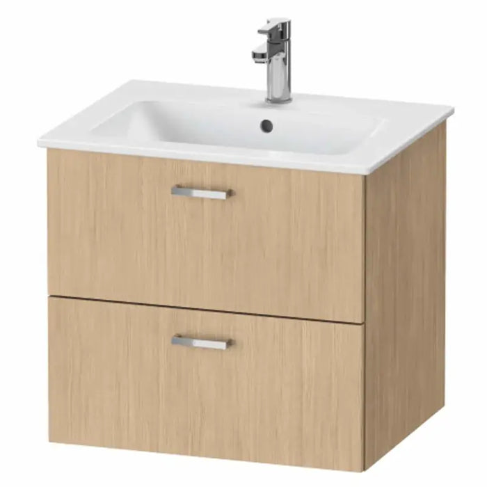 Duravit XBase Vanity Unit with Two Drawers & ME by Starck 