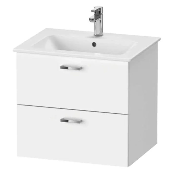 Duravit XBase Vanity Unit with Two Drawers & ME by Starck 