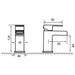 Eastbrook Abberton Mono Basin Mixer Tap With Waste - Basin