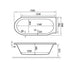 Eastbrook Advantage Deep Double Ended Bath - 1500mm X 800mm