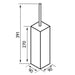 Eastbrook Alento Toilet Brush - Chrome - Toilet Brushes
