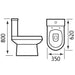Eastbrook Andelle Close Coupled Toilet With Cistern