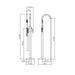 Eastbrook Ardley Freestanding Manual Bath Shower Mixer Tap
