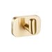 Eastbrook Asti Curve Robe Hook - Brushed Brass - Robe Hooks