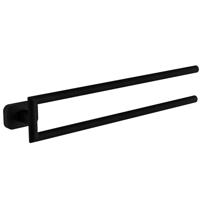 Eastbrook Asti Double Split Towel Rail - 406mm Long - Matt