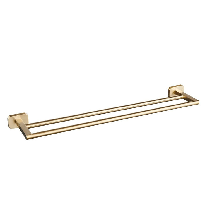 Eastbrook Asti Double Towel Rail - 600mm Long - Brushed