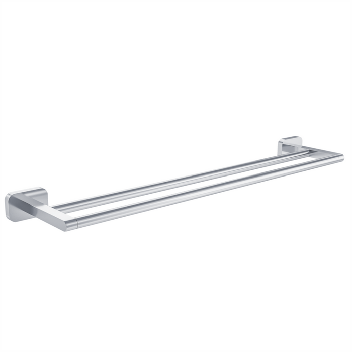 Eastbrook Asti Double Towel Rail - 600mm Long - Chrome