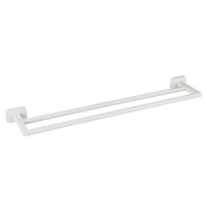 Eastbrook Asti Double Towel Rail - 600mm Long - Matt White