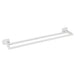 Eastbrook Asti Double Towel Rail - 600mm Long - Matt White