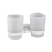 Eastbrook Asti Double Tumbler Holder - Matt White