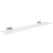Eastbrook Asti Glass Shelf - 600mm Long - Chrome - Shelves