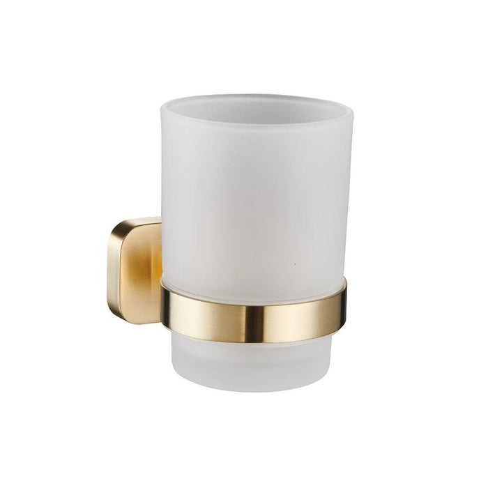 Eastbrook Asti Single Tumbler Holder - Brushed Brass