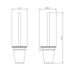 Eastbrook Asti Toilet Brush Holder - Toilet Brushes