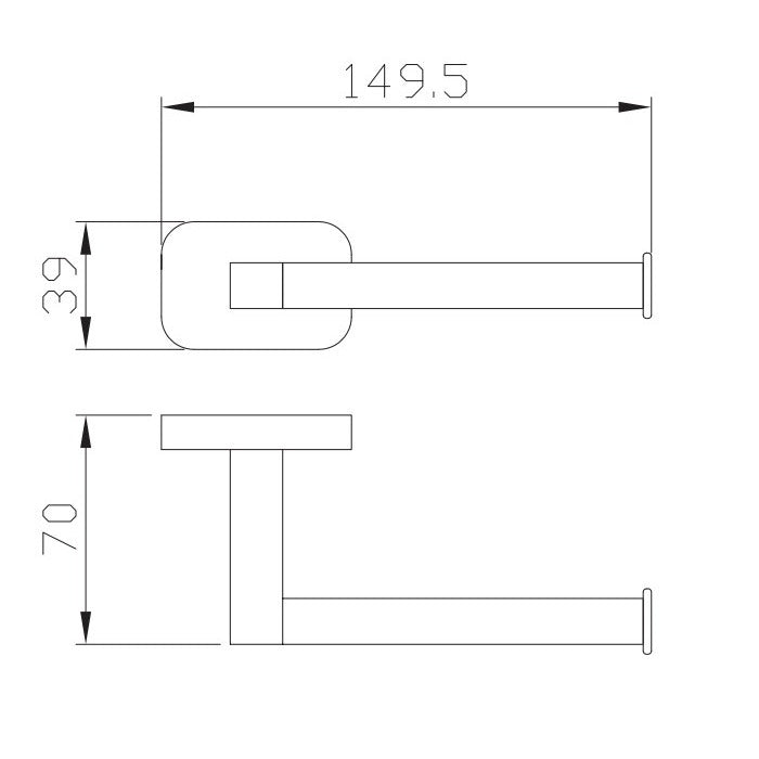 Eastbrook Asti Toilet Roll Holder - Toilet Roll Holders