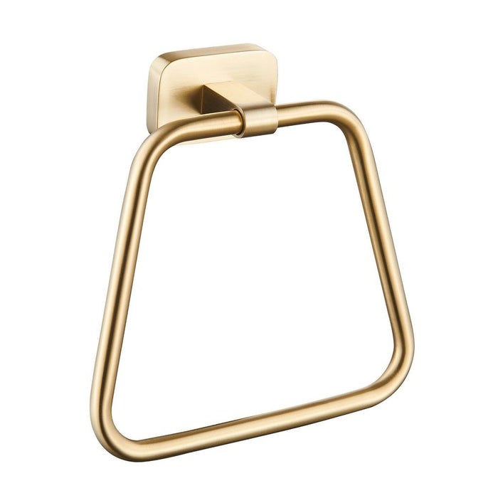 Eastbrook Asti Towel Ring - Brushed Brass - Towel Rings