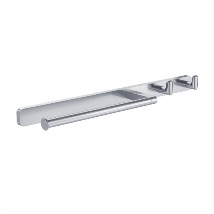 Eastbrook Asti Towel Ring And Double Robe Hook - Chrome