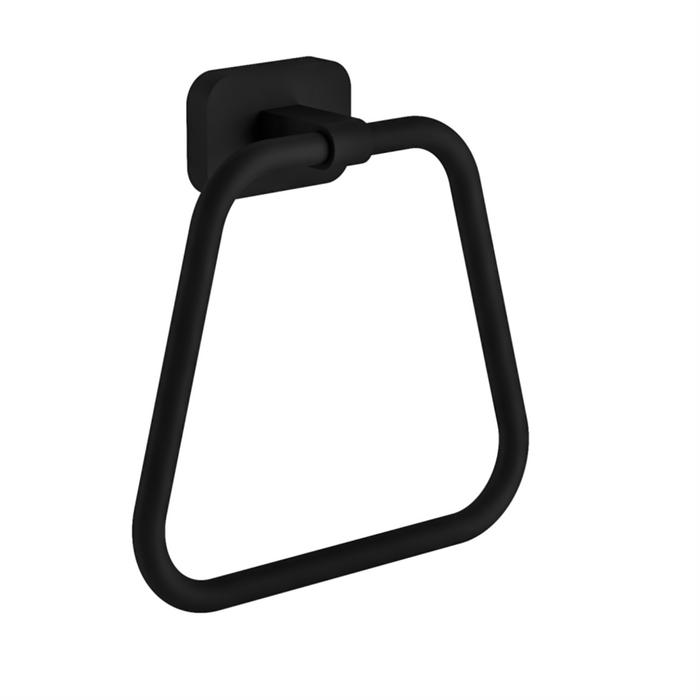 Eastbrook Asti Towel Ring - Matt Black - Towel Rings