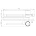 Eastbrook Asti Towel Ring Robe Hook And Tumbler Holder