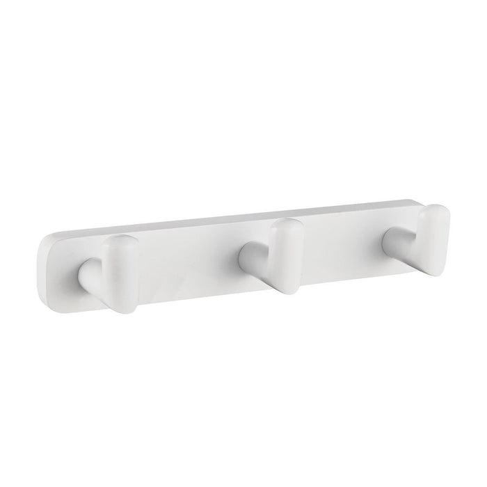 Eastbrook Asti Triple Robe Hook - Matt White - Robe Hooks