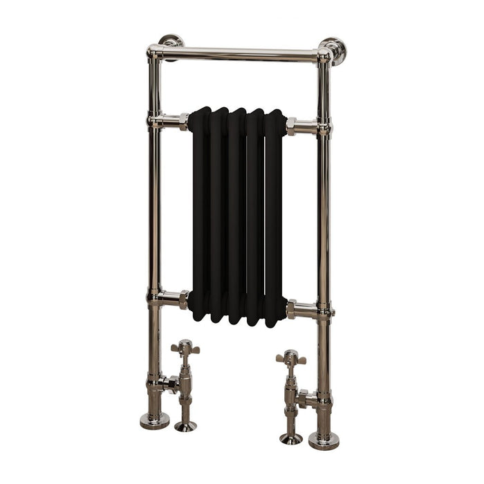 Eastbrook Avon Straight Heated Towel Rail Chrome/Matt Black