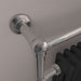 Eastbrook Avon Straight Heated Towel Rail Chrome/Matt Black