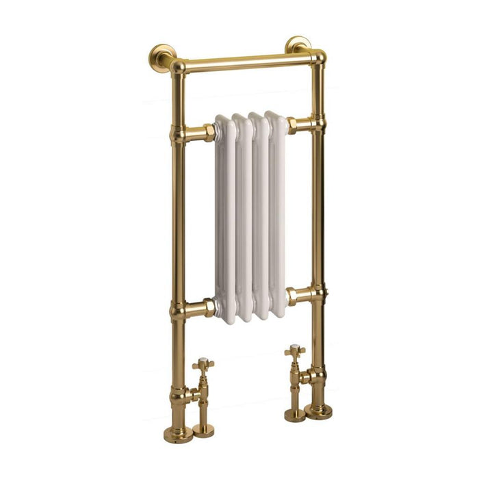 Eastbrook Avon Traditional Radiator - Brushed Brass/Gloss