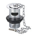 Eastbrook Ball Chain And Brass Plug Basin Waste - Chrome