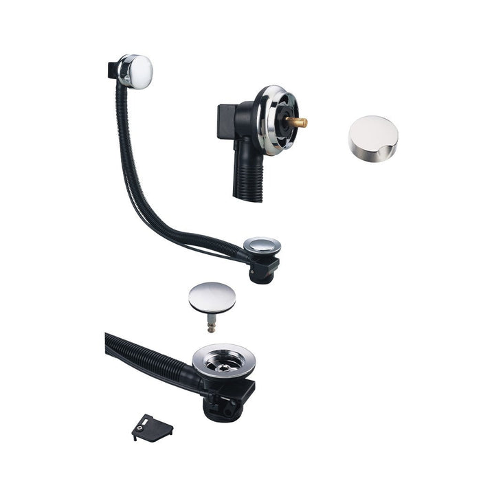 Eastbrook Bath Pop Up Waste And Overflow - 600mm Long