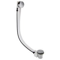 Eastbrook Bath Pop Up Waste And Overflow - Chrome - Bath