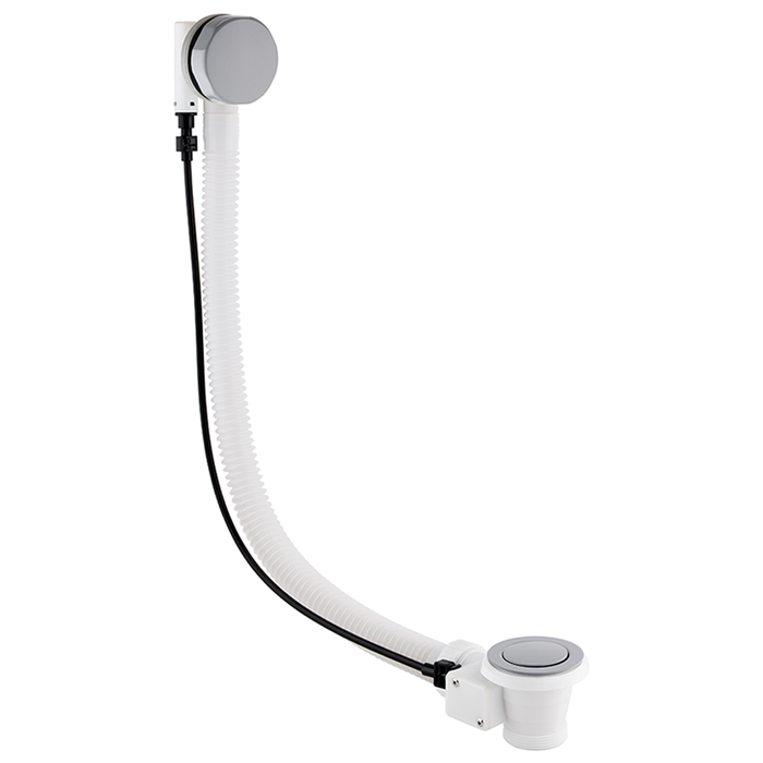 Eastbrook Bath Pop Up Waste And Overflow - Matt Grey - Bath