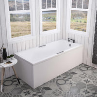 Eastbrook Beaufort Bath End Panel - Matt White - 750mm