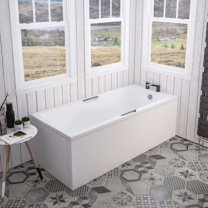 Eastbrook Beaufort Bath End Panel - Matt White - 750mm