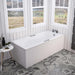 Eastbrook Beaufort Bath End Panel - Matt White - 750mm