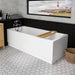 Eastbrook Beauforte Adjustable Reinforced L Shape Bath