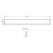 Eastbrook Beauforte Adjustable Reinforced Straight Bath