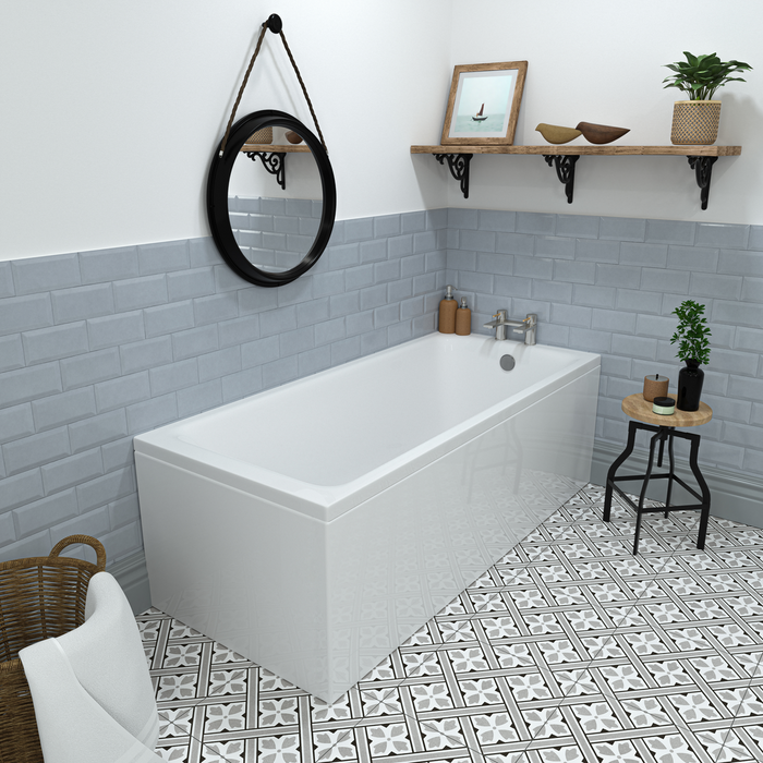 Eastbrook Beauforte L Shaped Non Adjustable Front Bath