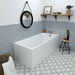 Eastbrook Beauforte L Shaped Non Adjustable Front Bath